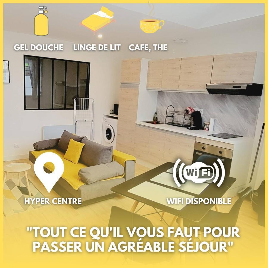 Le Wlerick 1 - Hyper Centre - Au Calme - Wifi Apartment Mont-de-Marsan Luaran gambar